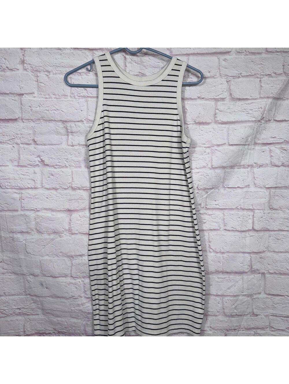 A New Day Medium Striped Sleeveless Dress